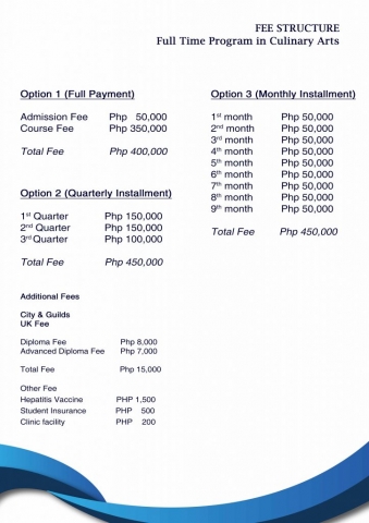 Full Time Program (Culinary Arts) - APCA Philippines
